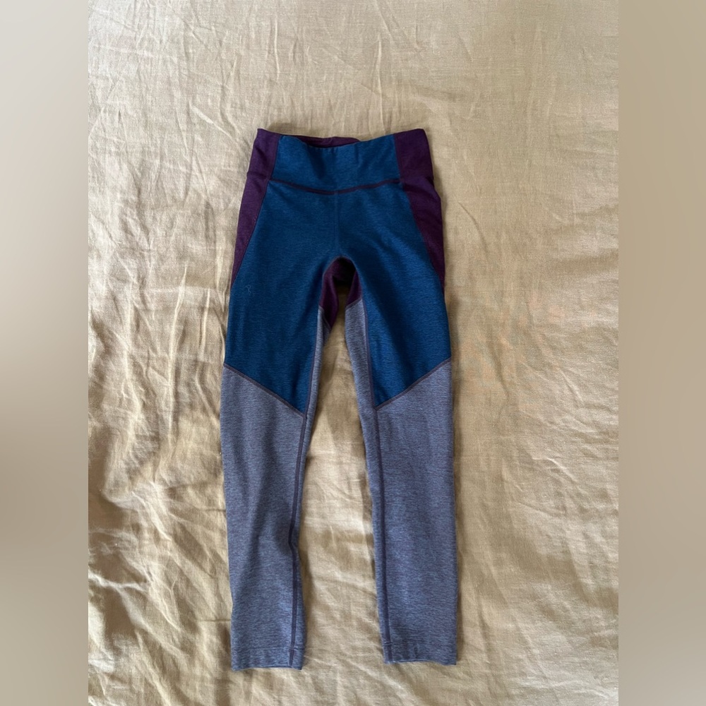 Outdoor voices 7/8 leggings tri color